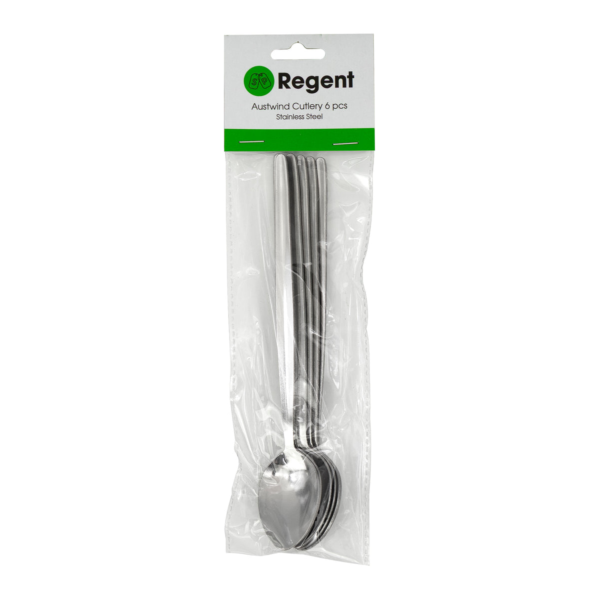 REGENT CUTLERY AUSTWIND (ELOFF) SODA SPOON ST STEEL, 6PK