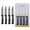REGENT KITCHEN JUMBO STEAK KNIFE WITH BLACK PP HANDLE 4PK, 240MM