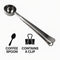 REGENT COFFEE MEASURE SPOON 19GR. STAINLESS STEEL WITH CLIP,
