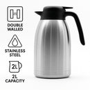 REGENT VACUUM JUG DOUBLE WALLED STAINLESS STEEL, 2L