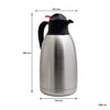 REGENT VACUUM JUG DOUBLE WALLED ST STEEL, 2L