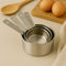 REGENT BAKEWARE DELUXE MEASURING CUP ST STEEL 4 PCE SET, 60/80/125/250ML