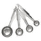 REGENT BAKEWARE DELUXE MEASURING SPOONS ST STEEL 4 PCE SET, 1/4TSP-1TBSP (135X40X25MM)