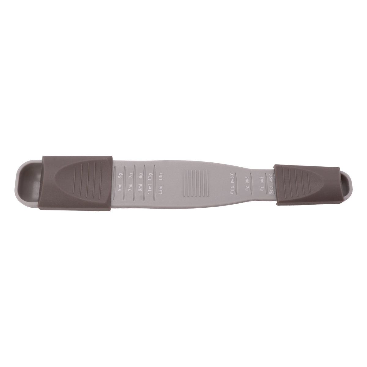 REGENT BAKEWARE ADJUSTABLE MEASURING SPOON GREY PLASTIC, 1/8TSP-1TBSP l 0.5ML-13ML