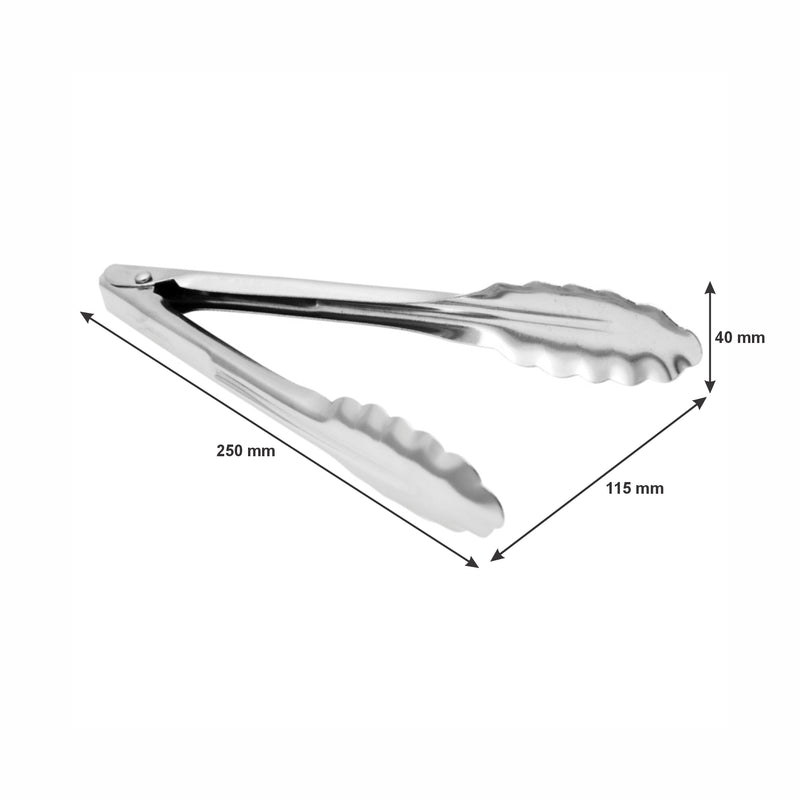 REGENT UTILITY TONG STAINLESS STEEL, 250MM