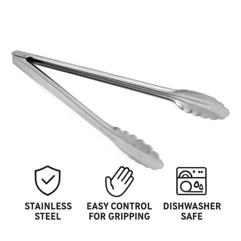 REGENT UTILITY TONG STAINLESS STEEL, 405MM