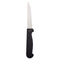 REGENT CUTLERY STEAK KNIFE WITH SHARP TIP WITH PP BLACK HANDLE, (215X24X10MM)