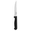 REGENT CUTLERY STEAK KNIFE WITH SHARP TIP AND PP BLACK HANDLE 12PK, 210MM