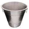 BAR BUTLER CHAMPAGNE BUCKET HAMMERED WITH RING HANDLES ST STEEL, 4L