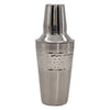 BAR BUTLER COCKTAIL SHAKER HAMMERED ST STEEL, 550ML