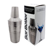 BAR BUTLER COCKTAIL SHAKER HAMMERED ST STEEL, 550ML