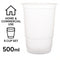 BAR BUTLER FESTIVAL CUP PP PLASTIC 6 PACK, 500ML - 95MM DIA