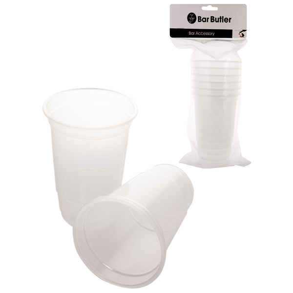 BAR BUTLER FESTIVAL CUP PP PLASTIC 6 PACK, 500ML (95MM DIAX135MM)