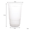 BAR BUTLER FESTIVAL CUPS PP PLASTIC 500ML 6PK, 95MM DIA
