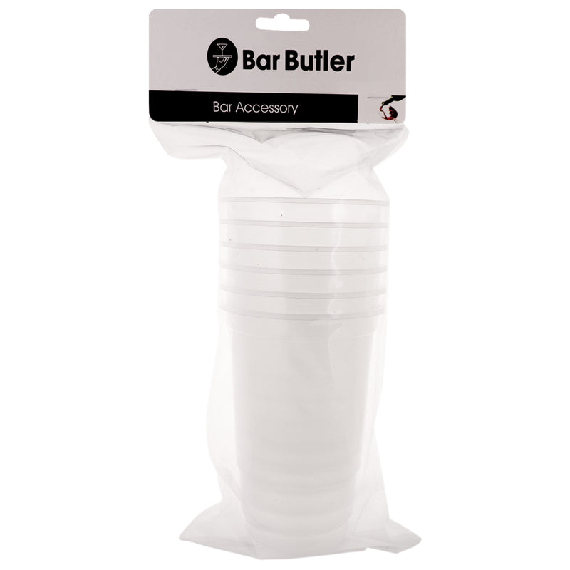 BAR BUTLER FESTIVAL CUP PP PLASTIC 6 PACK, 500ML (95MM DIAX135MM)