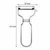 REGENT KITCHEN SERRATED PEELER STAINLESS STEEL, 131MM