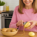 REGENT KITCHEN SERRATED PEELER STAINLESS STEEL, 131MM