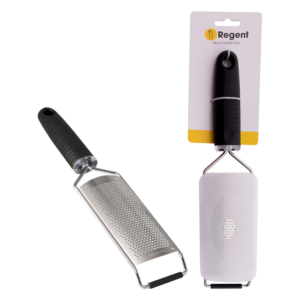 REGENT KITCHEN MICRO GRATER FINE 18/8 STAINLESS STEEL, (300X65X20MM)