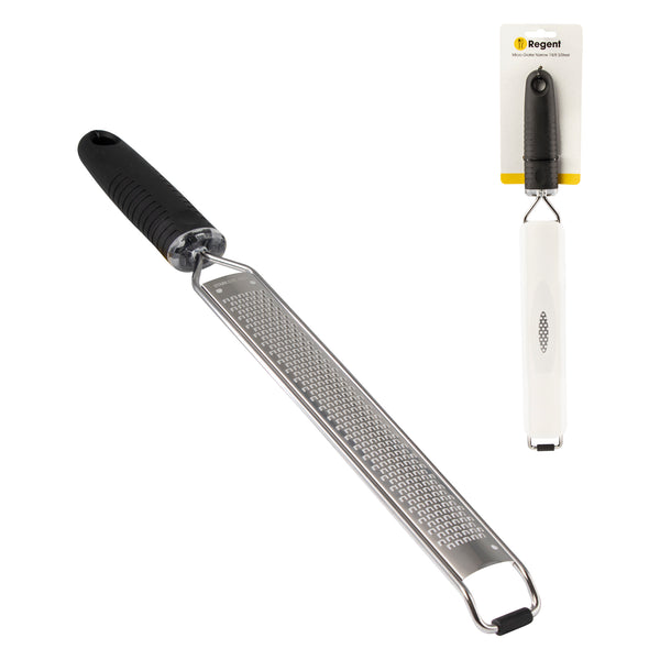 REGENT KITCHEN MICRO GRATER NARROW 18/8 STAINLESS STEEL, (385X37X20MM)