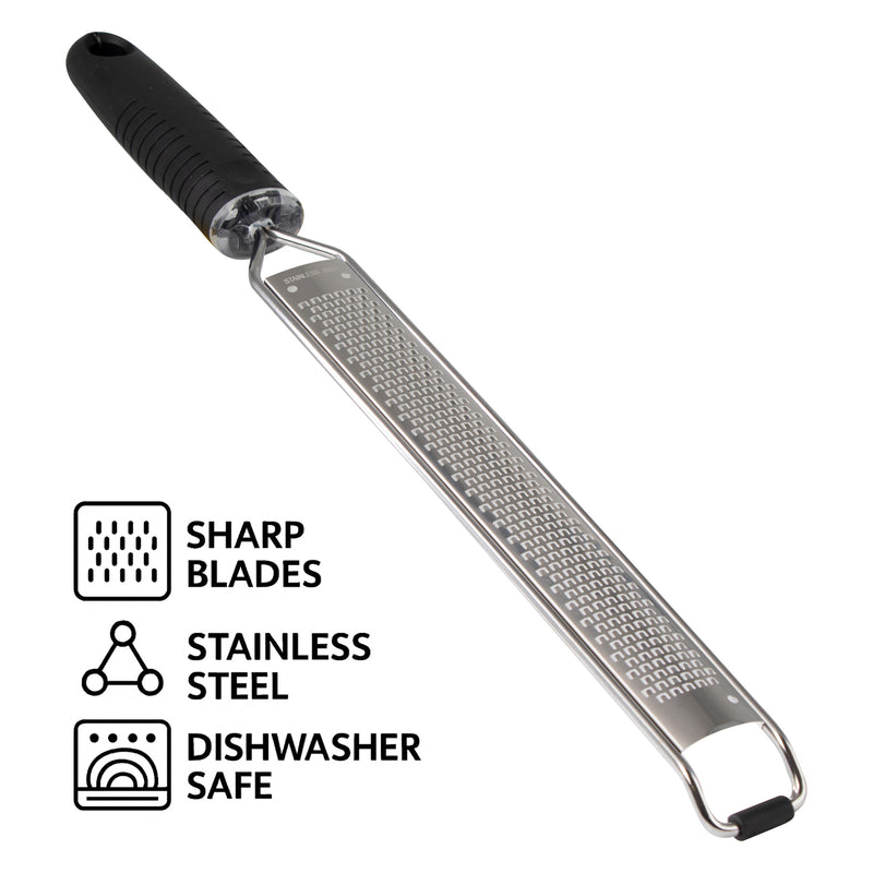 REGENT KITCHEN MICRO GRATER NARROW 18/8 STAINLESS STEEL, 385MM