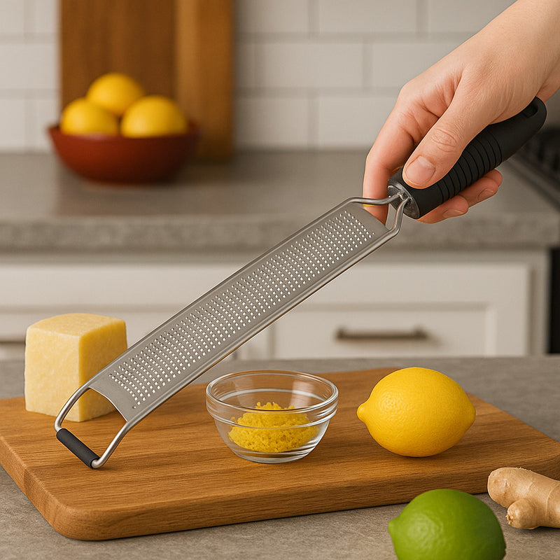 REGENT KITCHEN MICRO GRATER NARROW 18/8 STAINLESS STEEL, 385MM