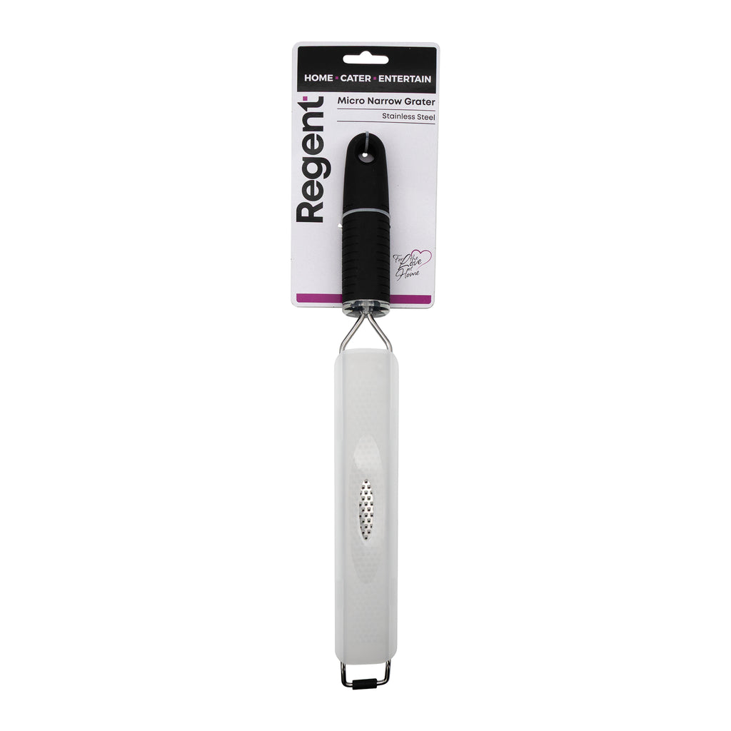 REGENT KITCHEN MICRO GRATER NARROW 18/8 STAINLESS STEEL, 385MM