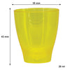 BAR BUTLER COLOURED PLASTIC SHOT GLASSES 10 ON TRAY (1 COLOUR PER TRAY), 25ML (275X95X45MM)