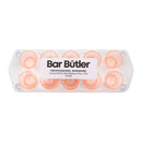 BAR BUTLER 10 COLOURED PLASTIC SHOT GLASSES ON A TRAY 11PK (1 COLOUR PER TRAY), 25ML - 35MM DIA