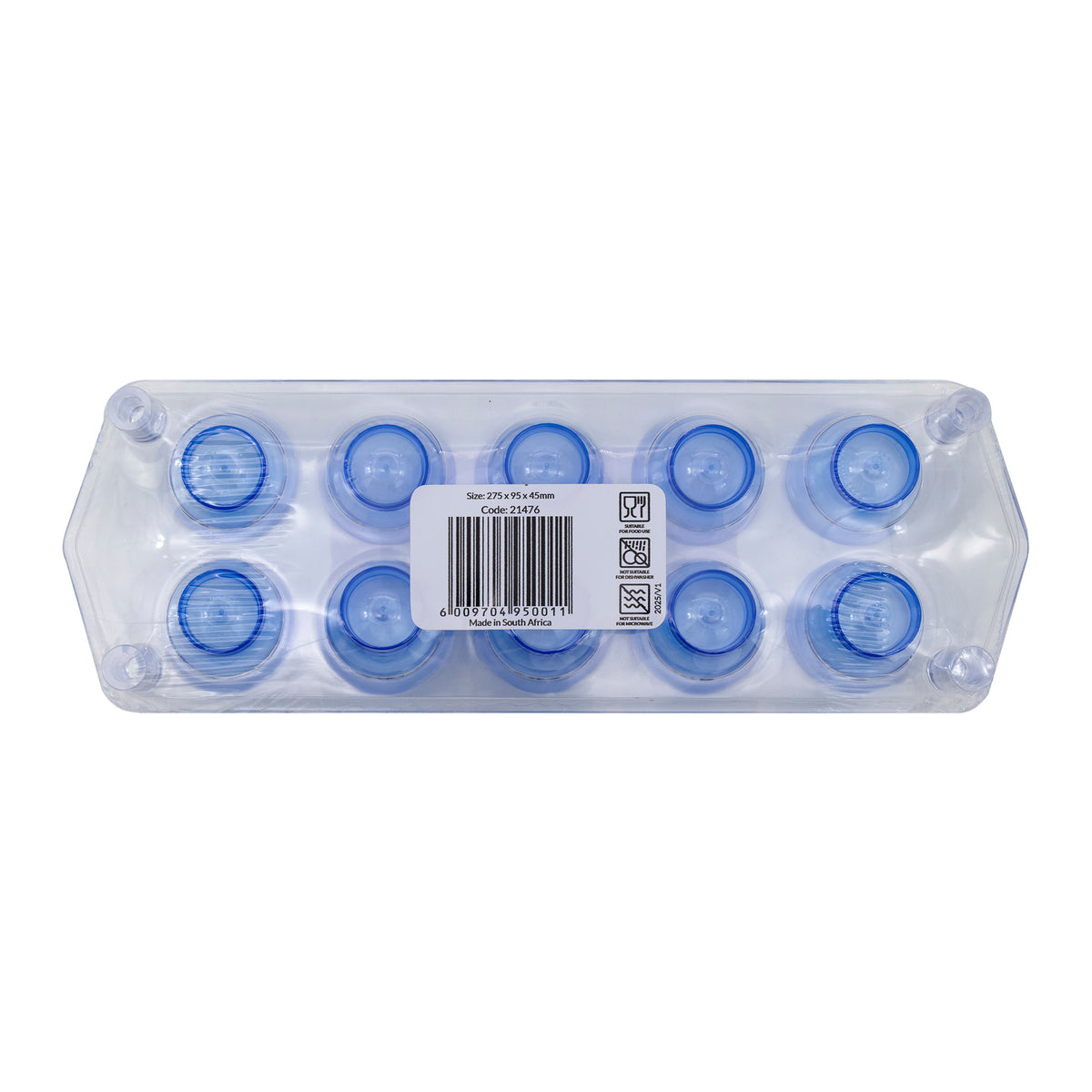 BAR BUTLER 10 COLOURED PLASTIC SHOT GLASSES 25ML ON A TRAY 11PCS SET, (1 COLOUR PER TRAY)