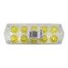 BAR BUTLER 10 COLOURED PLASTIC SHOT GLASSES 25ML ON A TRAY 11PCS SET, (1 COLOUR PER TRAY)