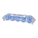 BAR BUTLER 10 COLOURED PLASTIC SHOT GLASSES ON A TRAY 11PK (1 COLOUR PER TRAY), 25ML - 35MM DIA
