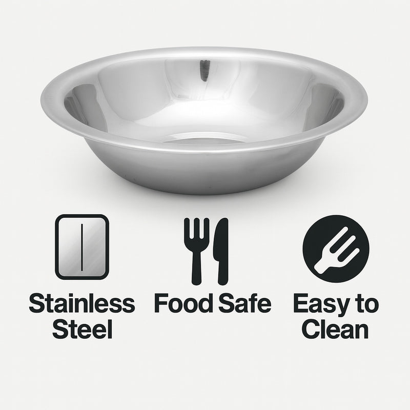 REGENT REGULAR MIXING BOWL STAINLESS STEEL LARGE, 1.4LT
