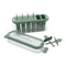 REGENT 6 SAGE ICE LOLLY MOULDS IN A PLASTIC HOLDER WITH HANDLES, 230X77MM
