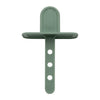 REGENT 6 ICE LOLLY MOULDS IN A SAGE COLOUR PLASTIC HOLDER WITH 2 HANDLES, 230X77MM
