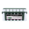 REGENT 6 SAGE ICE LOLLY MOULDS IN A PLASTIC HOLDER WITH HANDLES, 230X77MM
