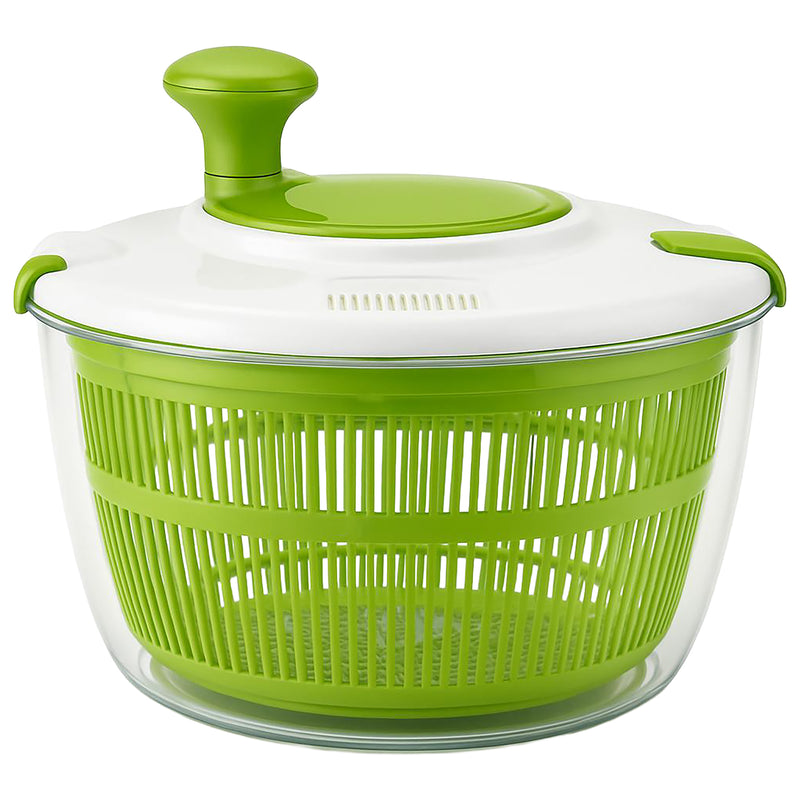REGENT SALAD SPINNER PLASTIC GREEN AND WHITE, 245MM DIA