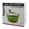 REGENT SALAD SPINNER PLASTIC GREEN AND WHITE, 245MM DIA