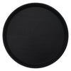 BAR BUTLER BLACK NON-SLIP ROUND TRAY, 355MM DIA