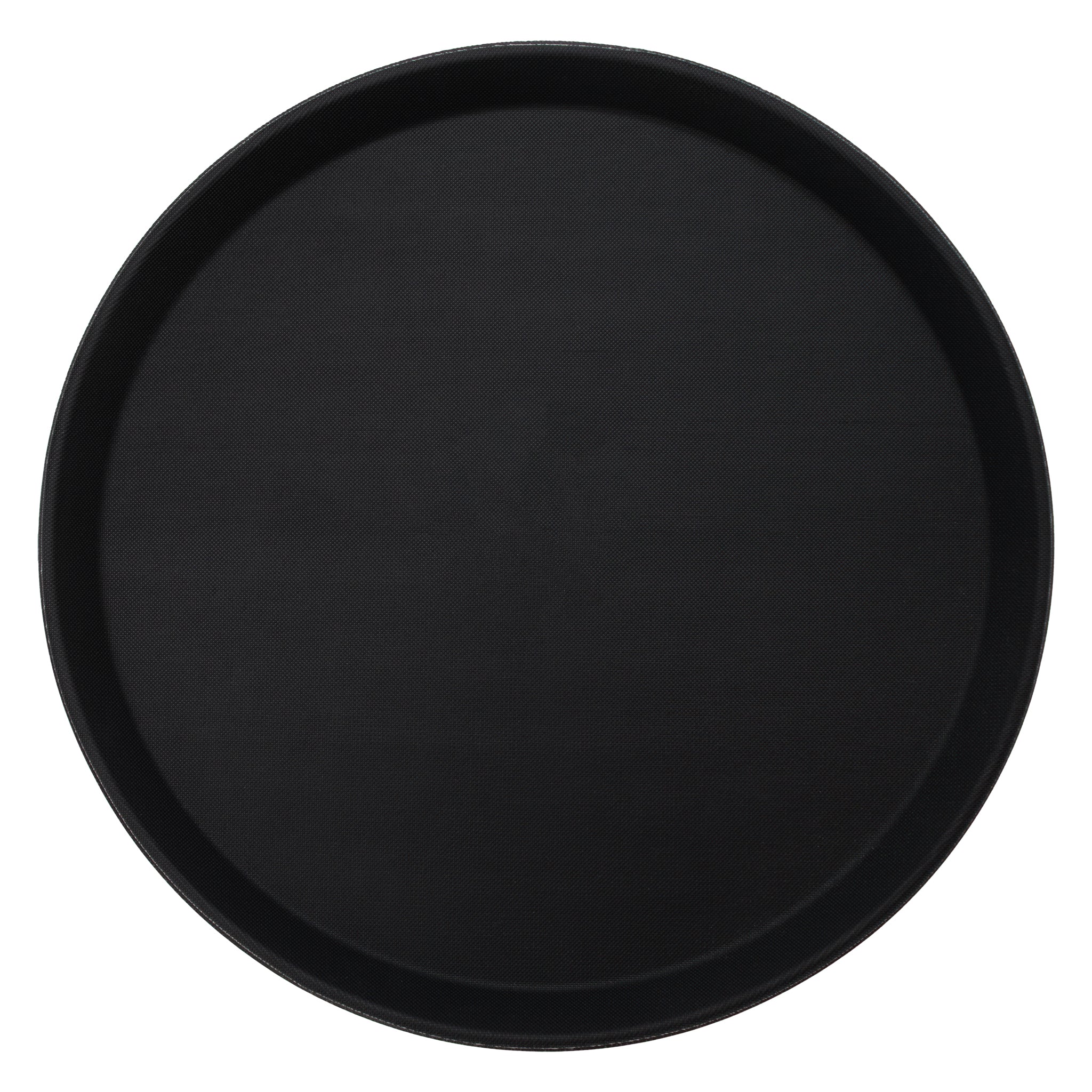 BAR BUTLER BLACK NON-SLIP ROUND TRAY, 355MM DIA