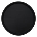 BAR BUTLER BLACK NON-SLIP ROUND TRAY, (355MM DIA)