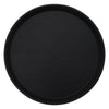 BAR BUTLER BLACK NON-SLIP ROUND TRAY, (355MM DIA)