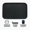 BAR BUTLER BLACK NON-SLIP RECTANGULAR TRAY (560mm x 410mm)