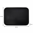 BAR BUTLER BLACK NON-SLIP RECTANGULAR TRAY (560mm x 410mm)