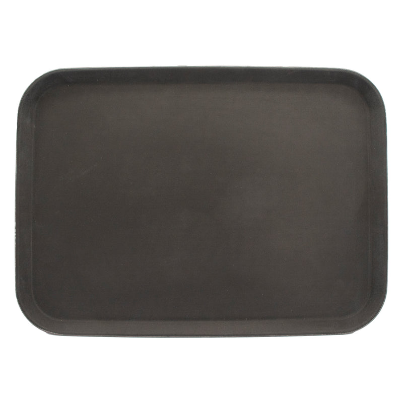 BAR BUTLER BLACK NON-SLIP RECTANGULAR TRAY, (410X560MM)