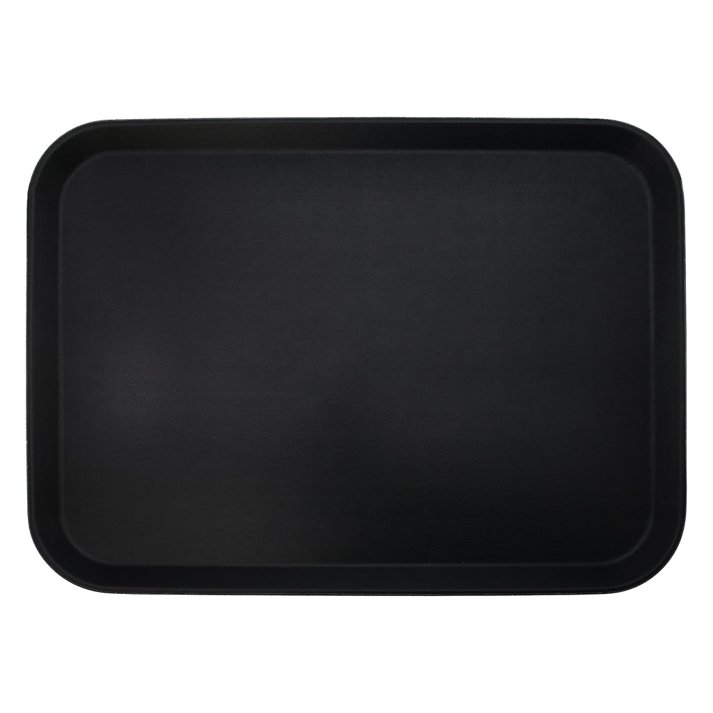 BAR BUTLER BLACK NON-SLIP RECTANGULAR TRAY 560MMX410