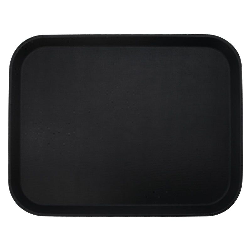 BAR BUTLER BLACK NON-SLIP RECTANGULAR TRAY (455mm x 355mm)