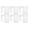 BAR BUTLER STACKING BEER MUG PLASTIC 500ML 6PK, 94MM DIA