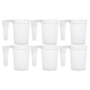 BAR BUTLER STACKING BEER MUG PLASTIC 6 PACK, 500ML  (94MM DIAX150X120MM)