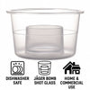 BAR BUTLER JAGER BOMB PLASTIC SHOT GLASSES 25ML/145ML, 6 PACK