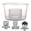 BAR BUTLER JAGER BOMB SHOT GLASS PLASTIC 25ML/150ML 6PK